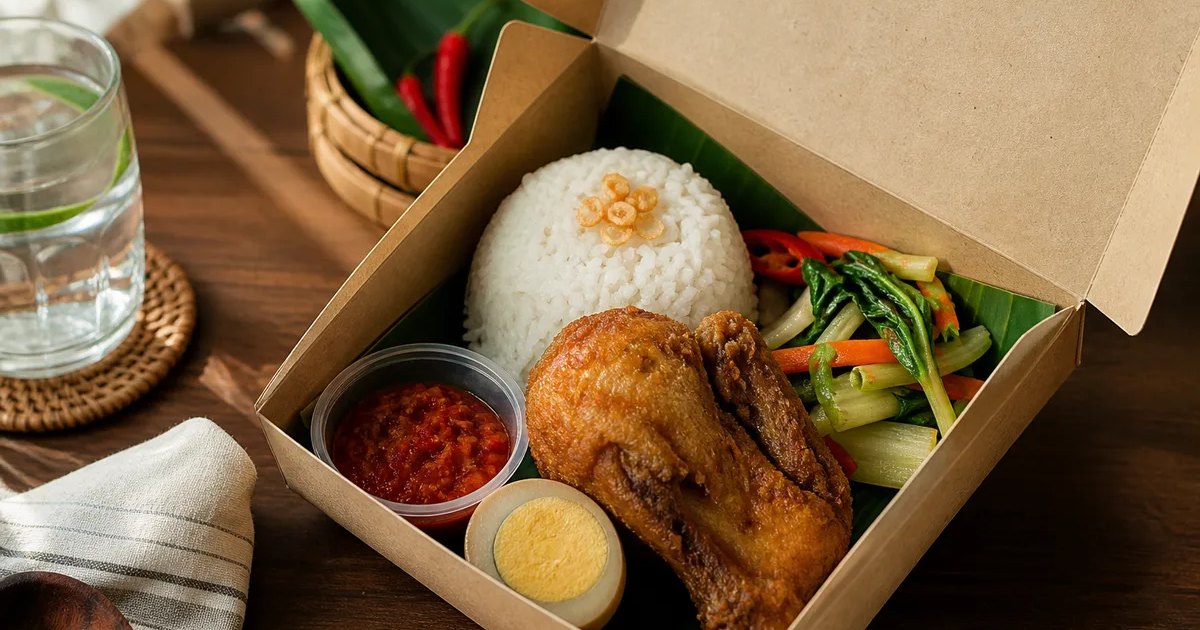 Preview konsep website katering Dapur Lestari
