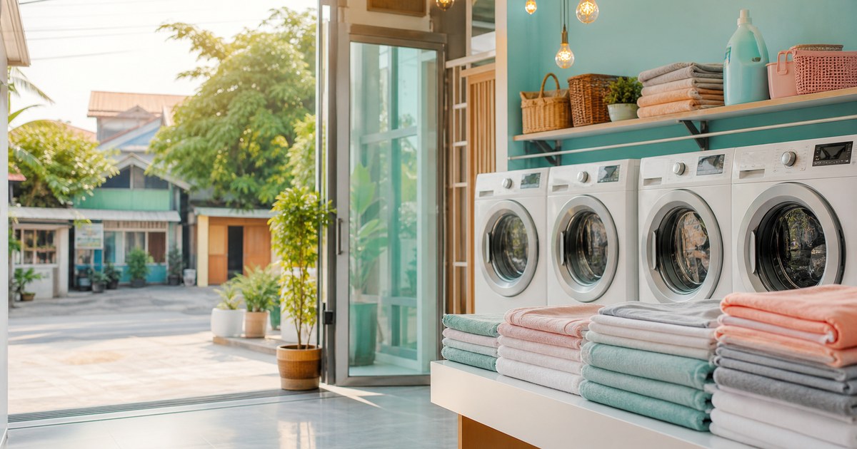 Preview konsep website laundry Bersih Kilat